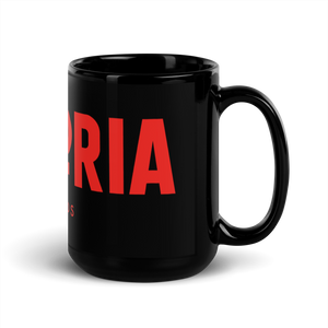 The “Victoria Records” Black Glossy Mug